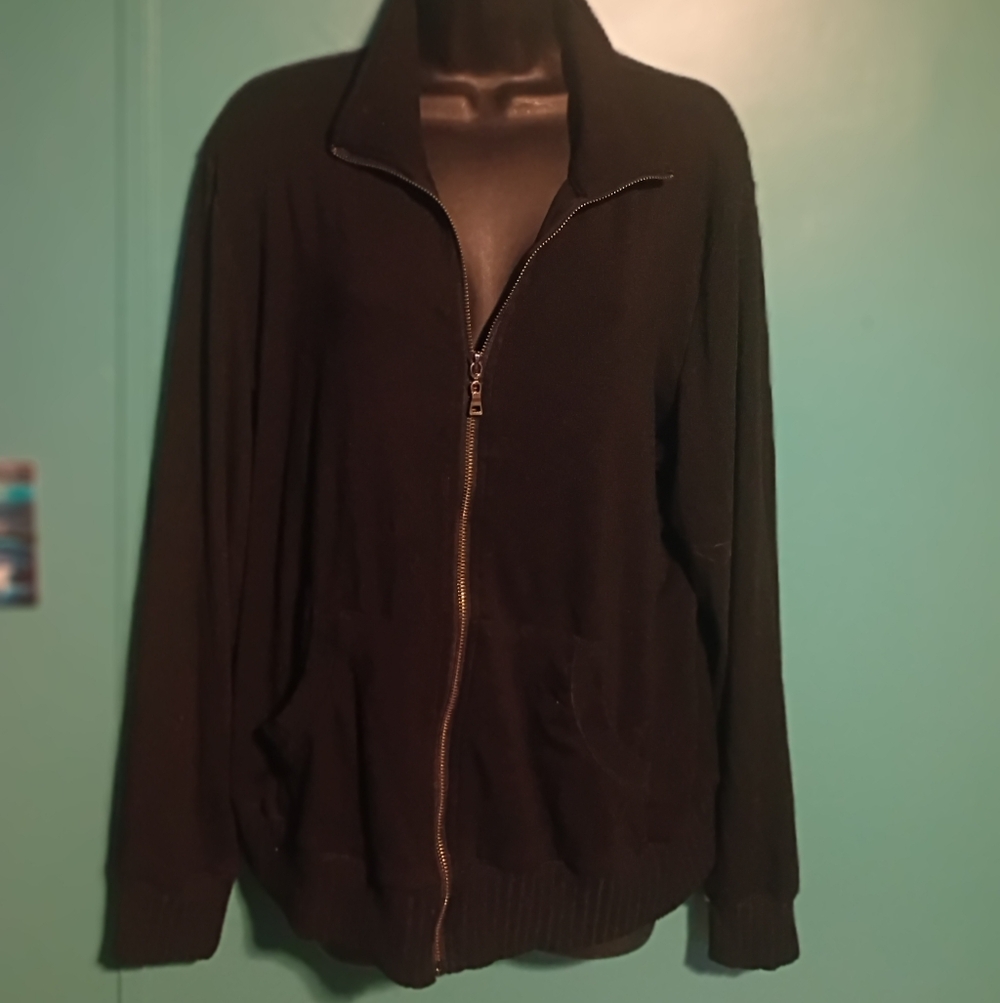 Black Zip-Up Jacket